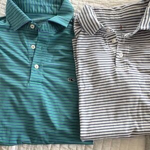 Striped Men’S Polo Shirt Set